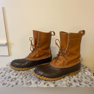 L.L Bean duck boots size 8